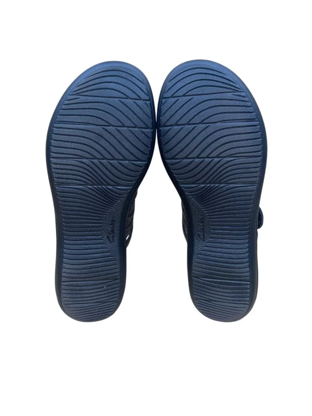 Clarks Women’s Black Leather Ultimate Comfort Ruby Slide Sandals Size 8.5 M - Picture 8 of 9